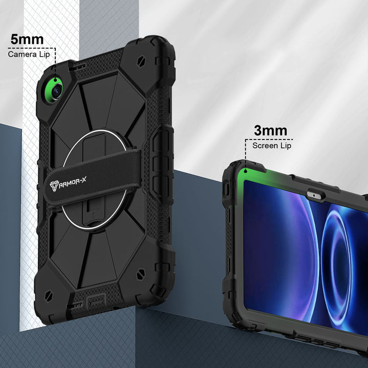 CTD-Mi-RMP2-9.7 | Xiaomi Redmi Pad 2 9.7 / 9.7 4G | Rugged Case with Kick-Stand &amp; Hand Strap
