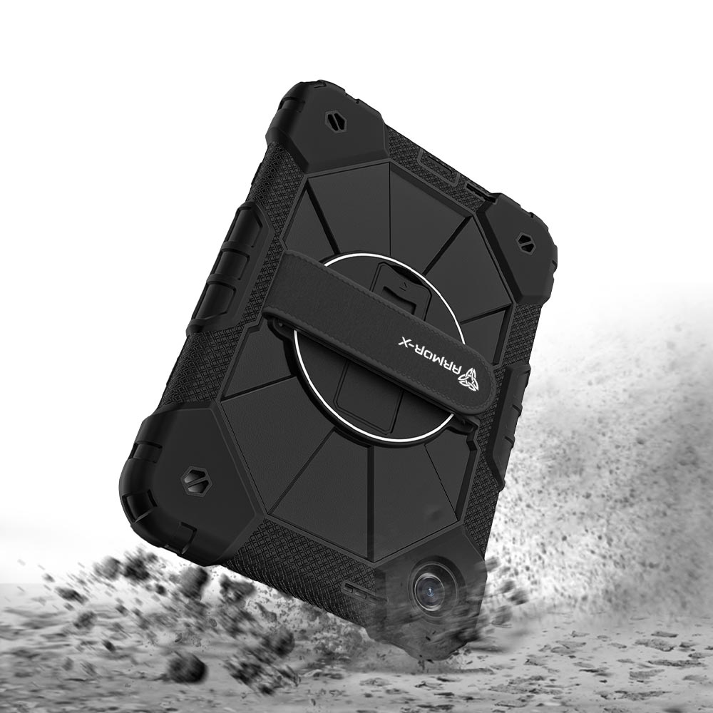 CTD-Mi-RMP2-9.7 | Xiaomi Redmi Pad 2 9.7 / 9.7 4G | Rugged Case with Kick-Stand &amp; Hand Strap