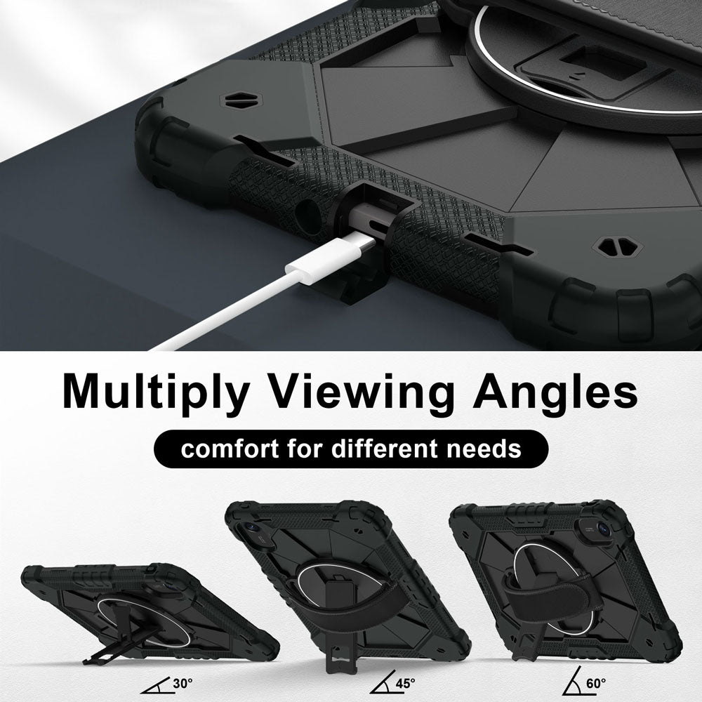 CTD-Mi-RMP2 | Xiaomi Redmi Pad 2 ( 11" ) | Rugged Case with Kick-Stand &amp; Hand Strap