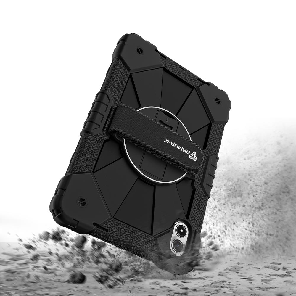 CTD-Mi-RMP2PR | Xiaomi Redmi Pad 2 Pro | Rugged Case with Kick-Stand &amp; Hand Strap