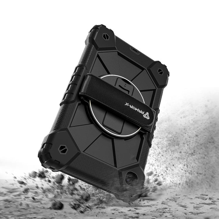CTD-SS-T225 | Samsung Galaxy Tab A7 Lite SM-T225 / SM-T220 / SM-T225N / SM-T227U | Rugged Case with Kick-Stand &amp; Hand Strap