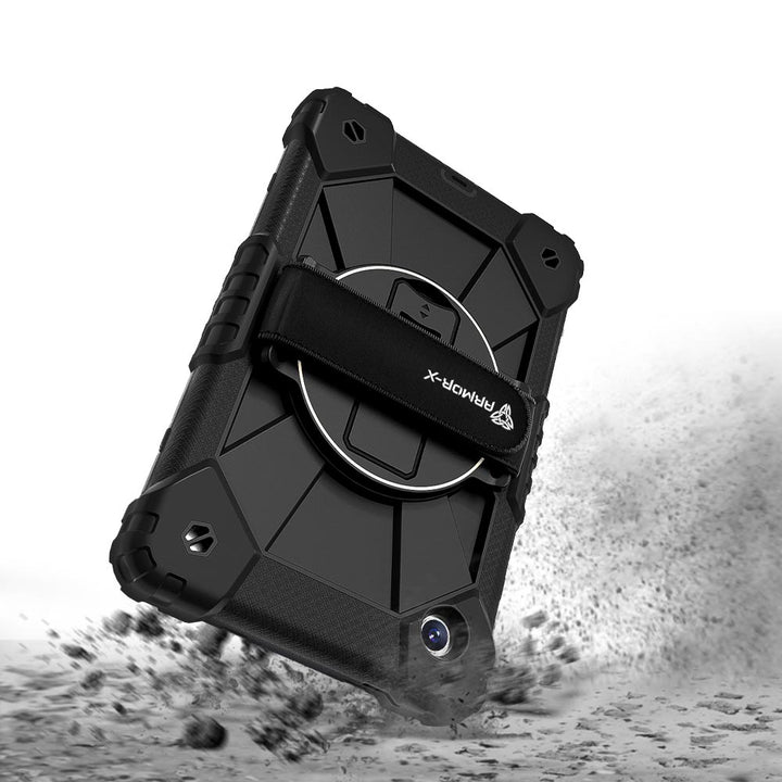 CTD-SS-X135 | Samsung Galaxy Tab A11 ( 8.7" ) SM-X130 / SM-X133 / SM-X135 | Rugged Case with Kick-Stand &amp; Hand Strap