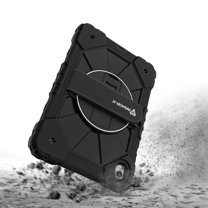 CTD-SS-X730 | Samsung Galaxy Tab S11 SM-X730 / X736 / X738 | Rugged Case with Kick-Stand &amp; Hand Strap