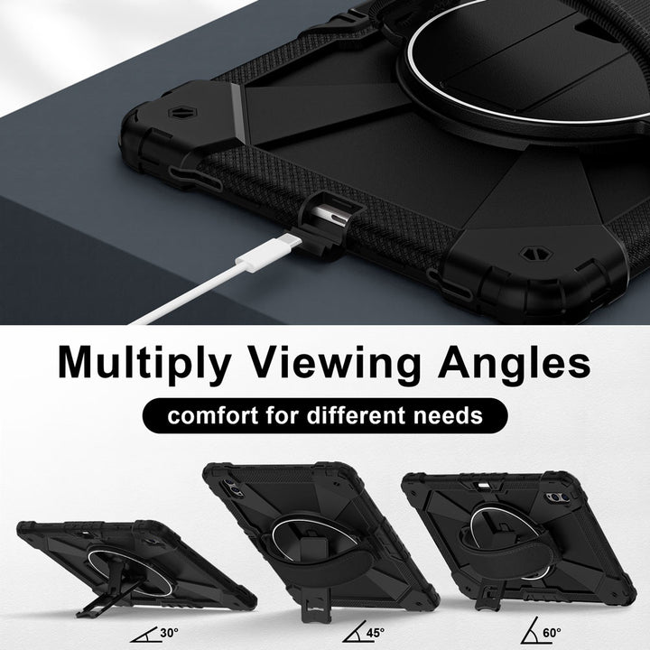 CTD-SS-X930 | Samsung Galaxy Tab S11 Ultra SM-X930 / X936 | Rugged Case with Kick-Stand &amp; Hand Strap