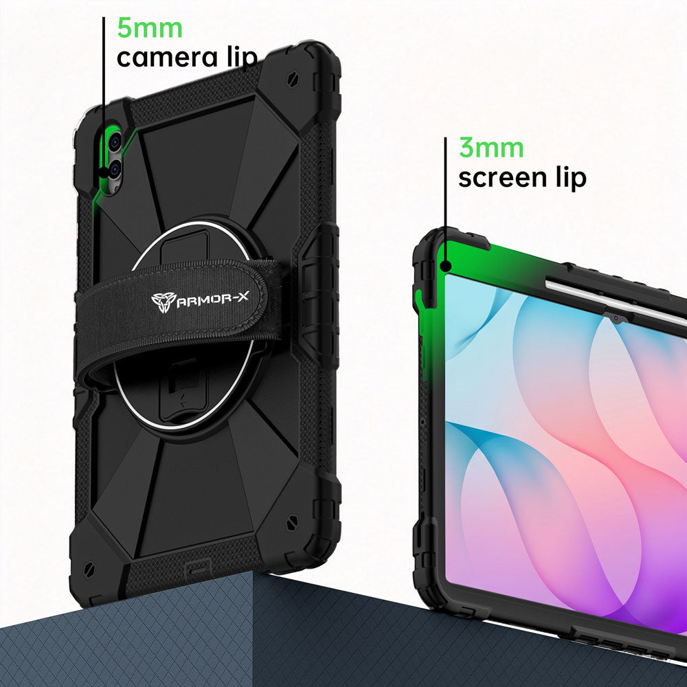 CTD-SS-X930 | Samsung Galaxy Tab S12 Ultra SM-X940 / X946 | Rugged Case with Kick-Stand &amp; Hand Strap