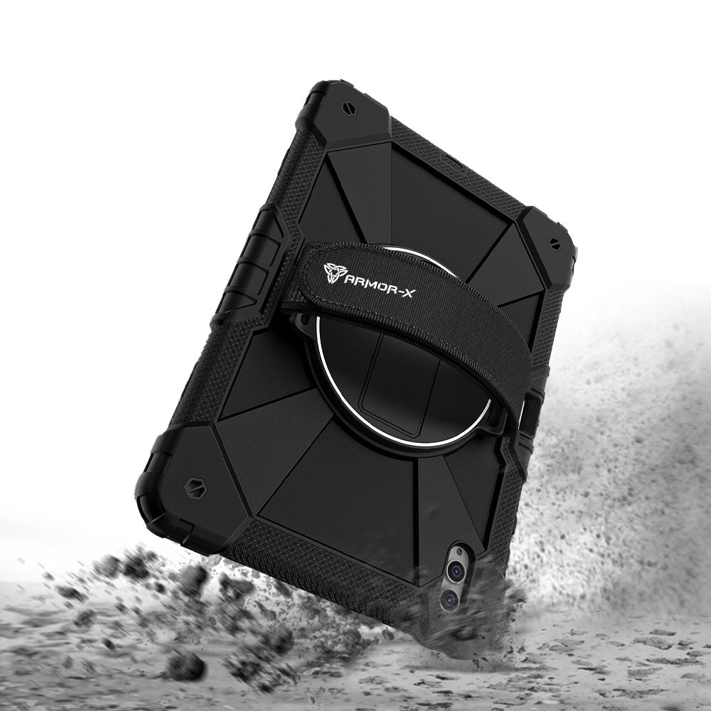 CTD-SS-X930 | Samsung Galaxy Tab S12 Ultra SM-X940 / X946 | Rugged Case with Kick-Stand &amp; Hand Strap