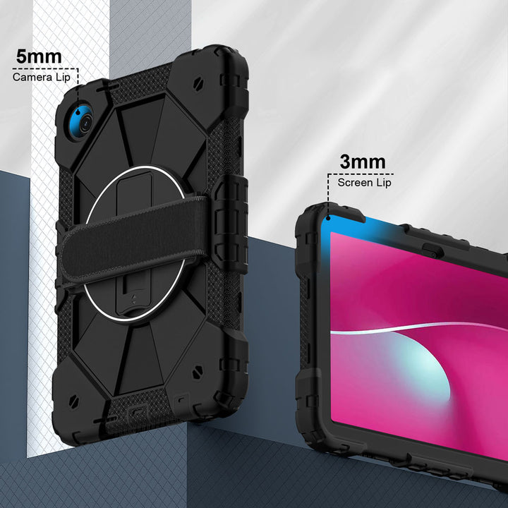 CTD-TMO-TAB2 | T-Mobile REVVL Tab 2 | Rugged Case with Kick-Stand &amp; Hand Strap