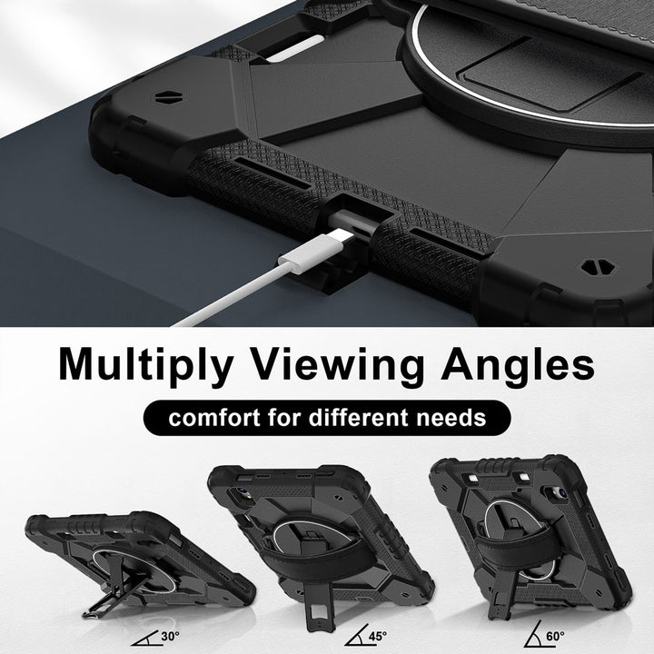 CTD-iPad-M6 | iPad mini (A17 Pro) | Rugged Case with Kick-Stand &amp; Hand Strap