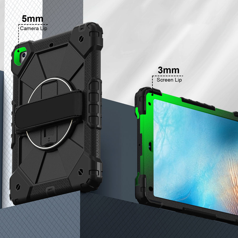 CTD-iPad-PR1 | iPad Pro 9.7 2016 | Rugged Case with Kick-Stand &amp; Hand Strap