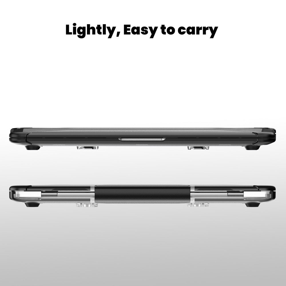 ARMOR-X Macbook Air 13" 2018 / 2020 (A1932 / A2179 / M1 A2337) shockproof case. Slim and lightweight, easy and convenient to carry around.