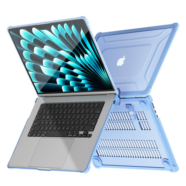 CVK-MB-A15 | MacBook Air 15" 2023 / 2024 (M2 A2941 / M3 A3114) | Heavy Duty Slim Hard Shell Dual Layer Protective Cover