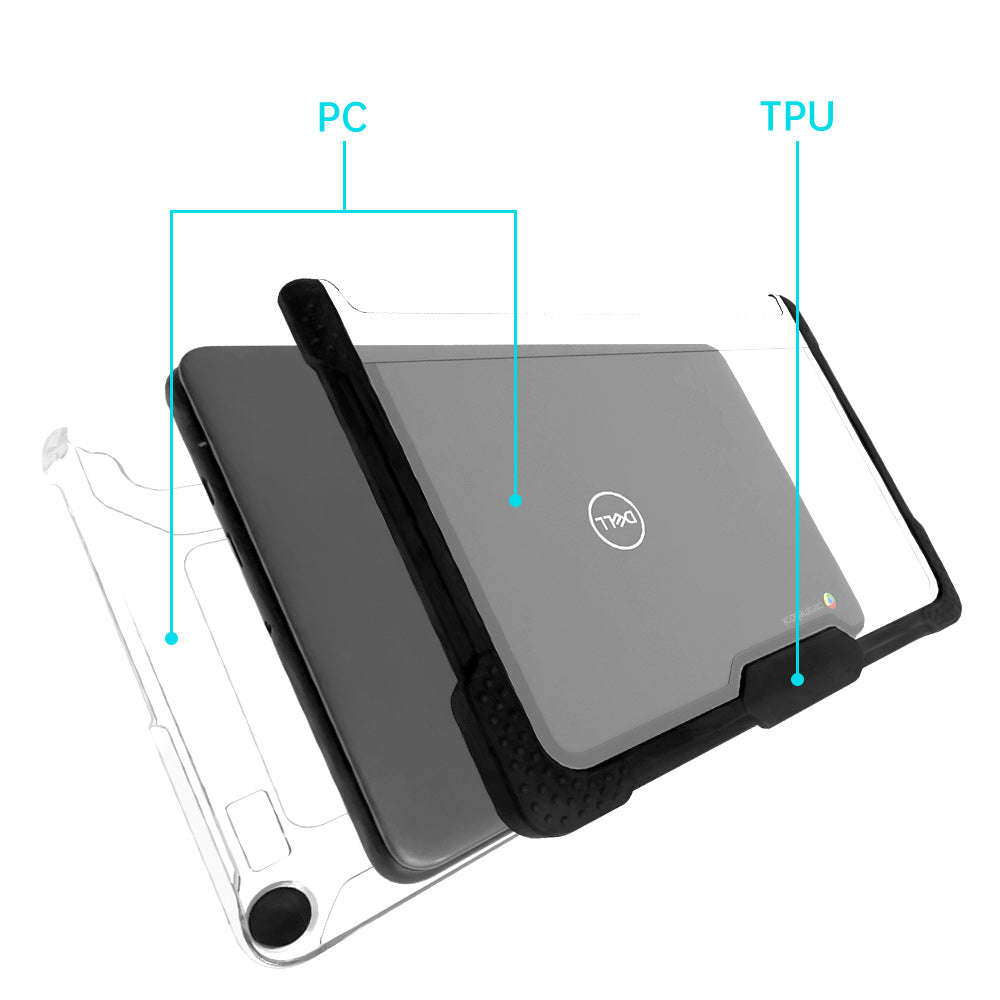 CVM-DELL-K12 | Dell Chromebook 3120 2-in-1 / 3110 2-in-1 /  3100 2-in-1 | Heavy Duty Military Grade Rugged Case