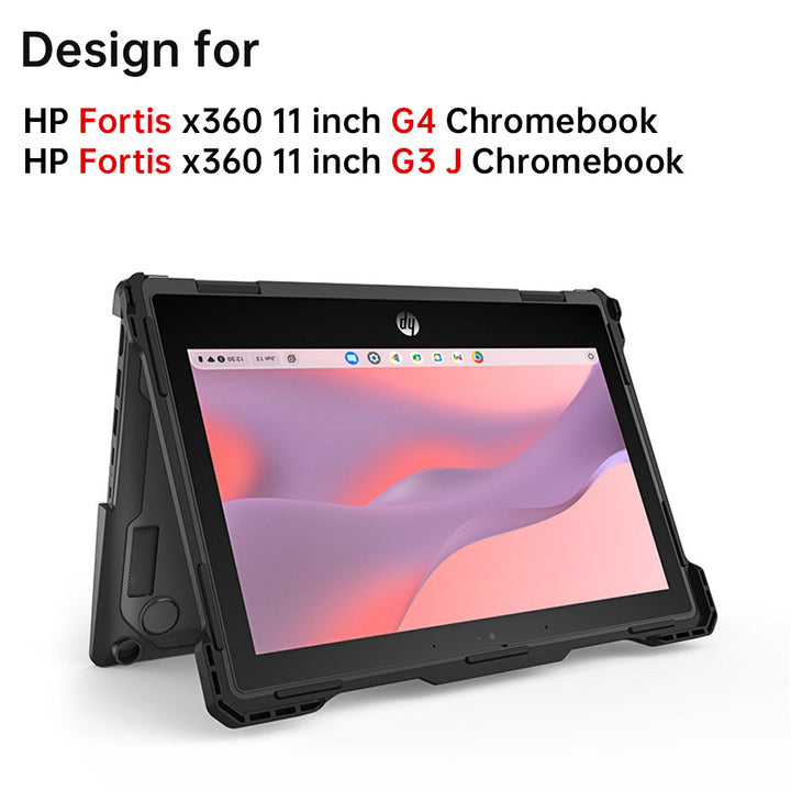 CVM-HP-G4 | HP Fortis x360 11 inch G4 Chromebook / G3 J Chromebook | Heavy Duty Military Grade Rugged Case