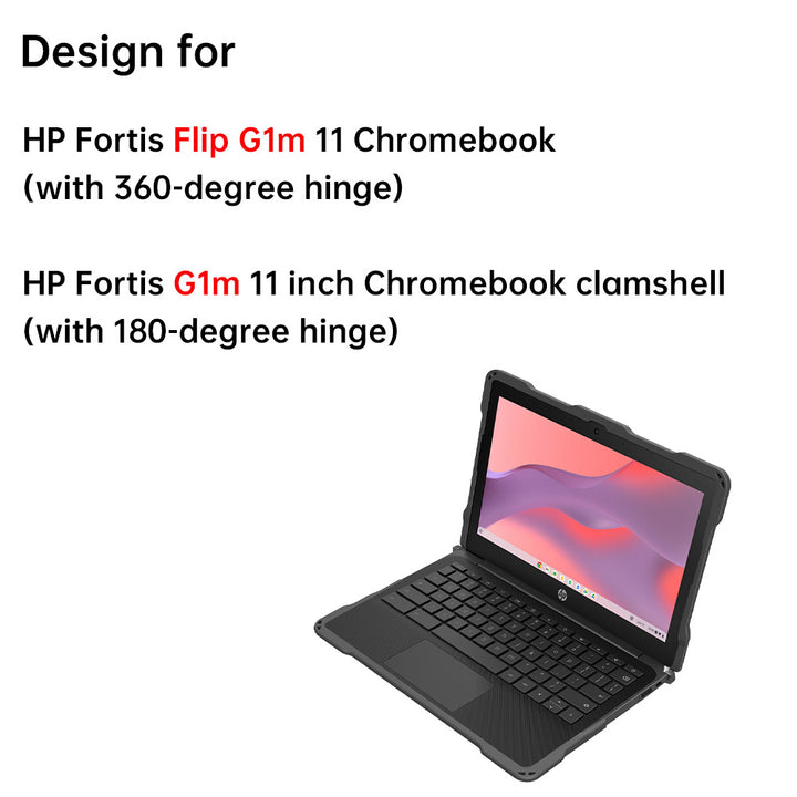 CVM-HP-K30 | HP Fortis Flip G1m 11 Chromebook / Fortis G1m 11 inch Chromebook clamshell | Heavy Duty Military Grade Rugged Case