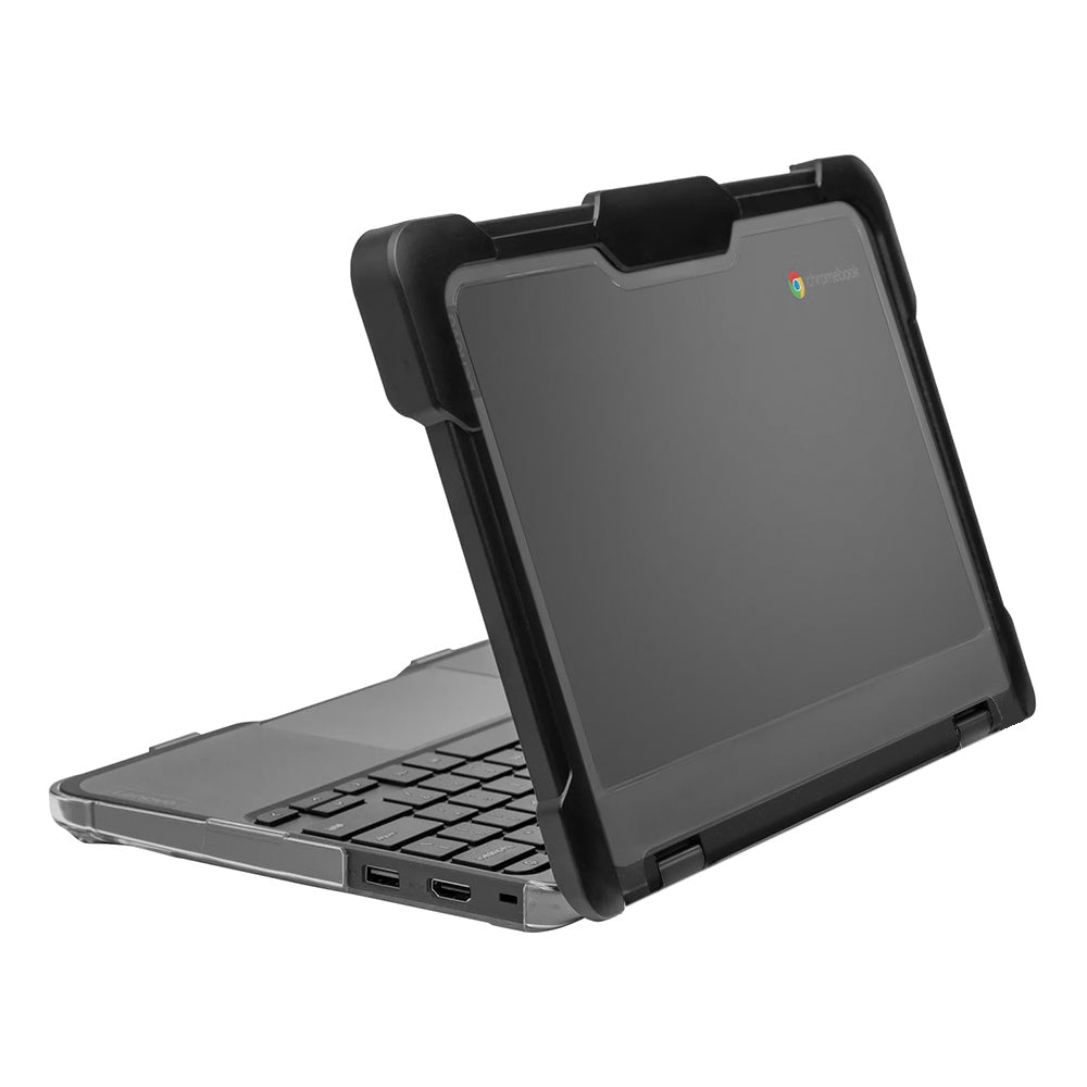 ARMOR-X Lenovo 300e Chromebook Gen 3 / 500e Chromebook Gen 3 / 500e Chromebook Gen 4s Heavy Duty Military Grade Rugged Case. It is engineered to withstand drops of up to 1.2 meters (4 feet), protecting your laptop from accidental scuffs, scratches, bumps, and other impacts.