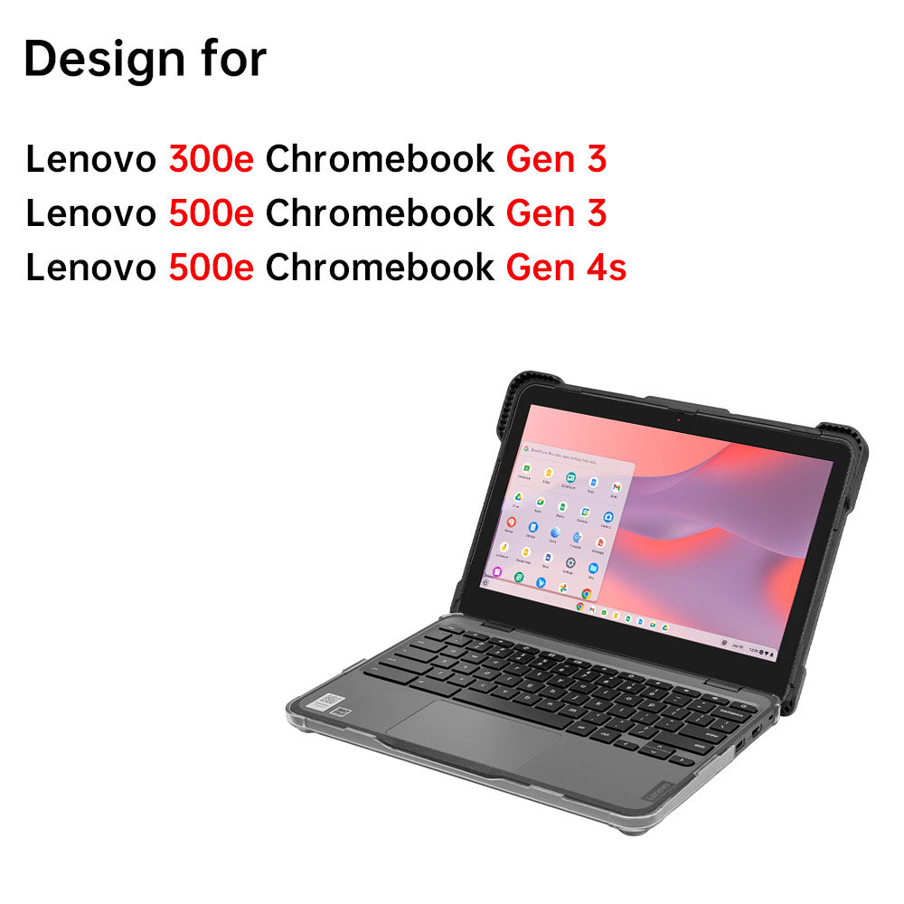 CVM-LN-K16 | Lenovo 300e Chromebook Gen 3 / 500e Chromebook Gen 3 / 500e Chromebook Gen 4s | Heavy Duty Military Grade Rugged Case