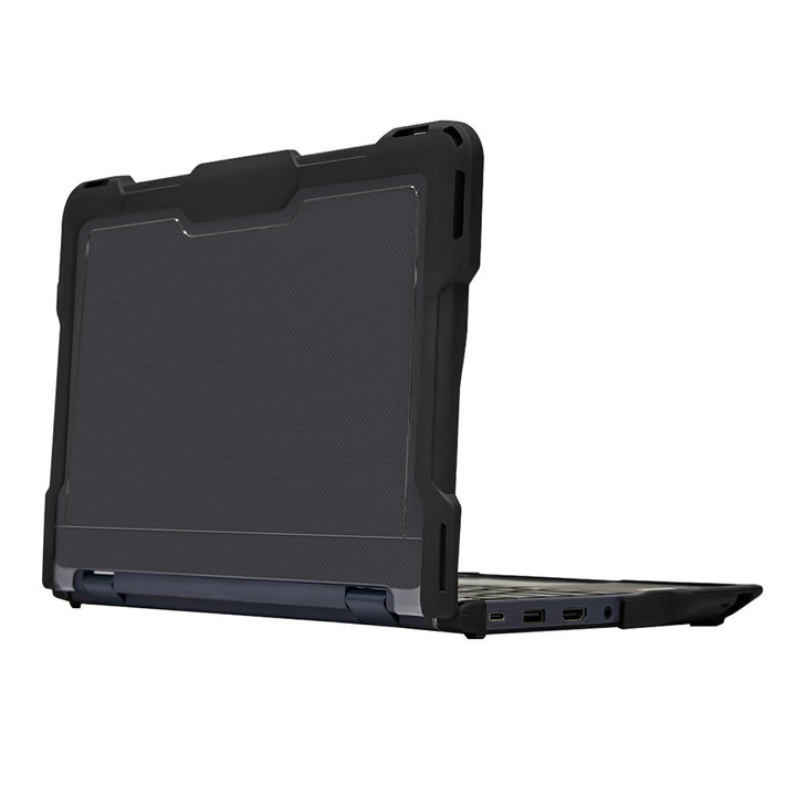 ARMOR-X Lenovo 100e Chromebook Gen 4 (82W) / 100w Gen 4 Heavy Duty Military Grade Rugged Case. It is engineered to withstand drops of up to 1.2 meters (4 feet), protecting your laptop from accidental scuffs, scratches, bumps, and other impacts.