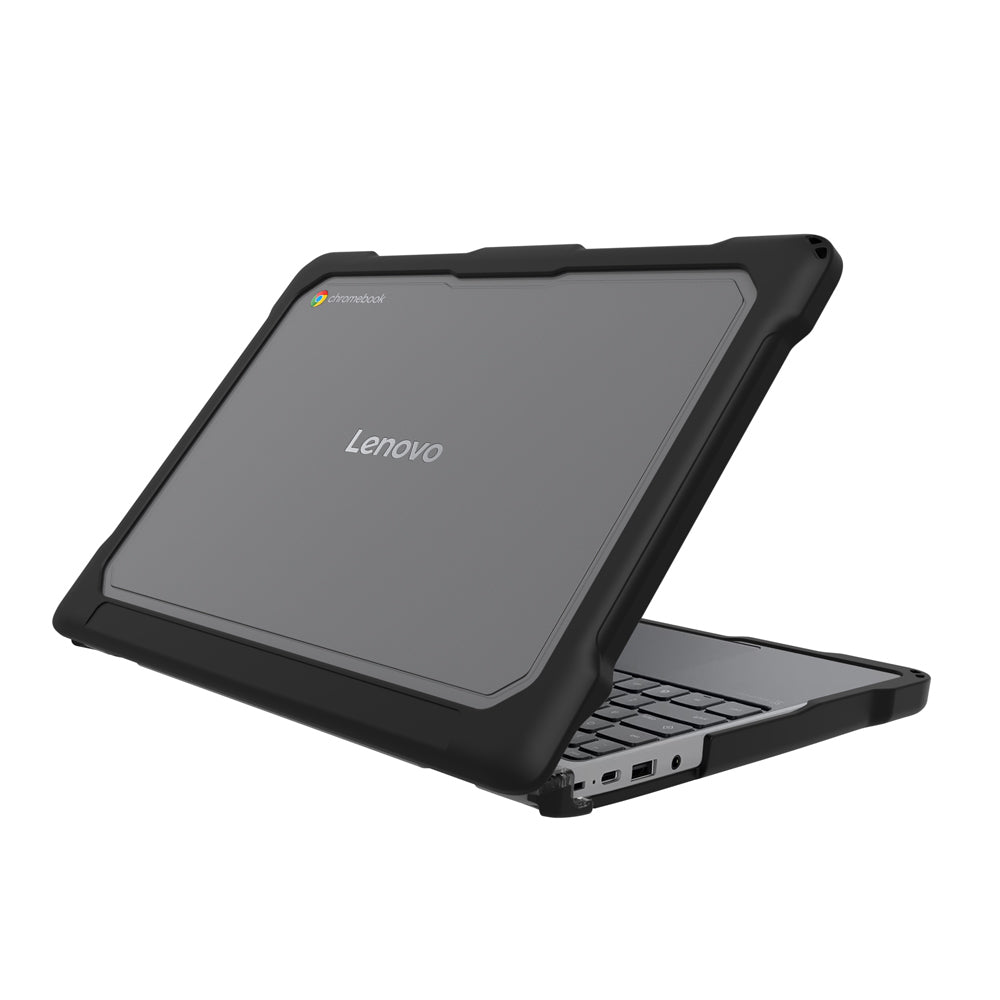 ARMOR-X Lenovo Chrome 100e G5 M89 / ITN Heavy Duty Military Grade Rugged Case. It is engineered to withstand drops of up to 1.2 meters (4 feet), protecting your laptop from accidental scuffs, scratches, bumps, and other impacts.