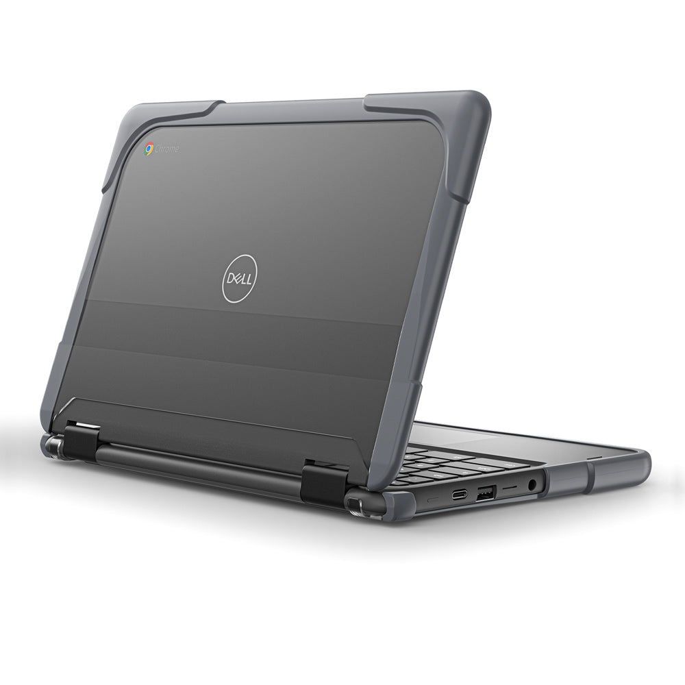 ARMOR-X Dell Chromebook 3100 / 3110 11" shockproof cases with a built-in kickstand, bringing better visual experience and helps to relieve neck strain.