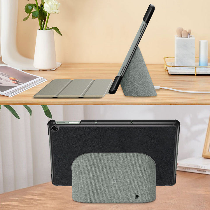 ARMOR-X Google Pixel Tablet Smart Tri-Fold Stand Magnetic PU Cover.