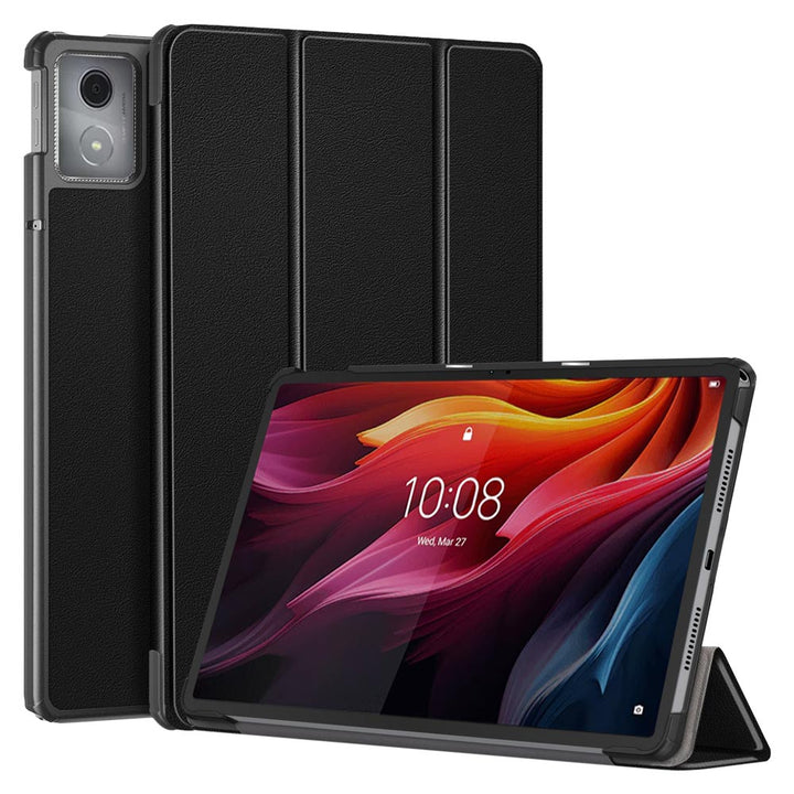 ARMOR-X Lenovo Tab K11 Plus TB352 shockproof case, impact protection cover. Smart Tri-Fold Stand Magnetic PU Cover. Hand free typing, drawing, video watching.