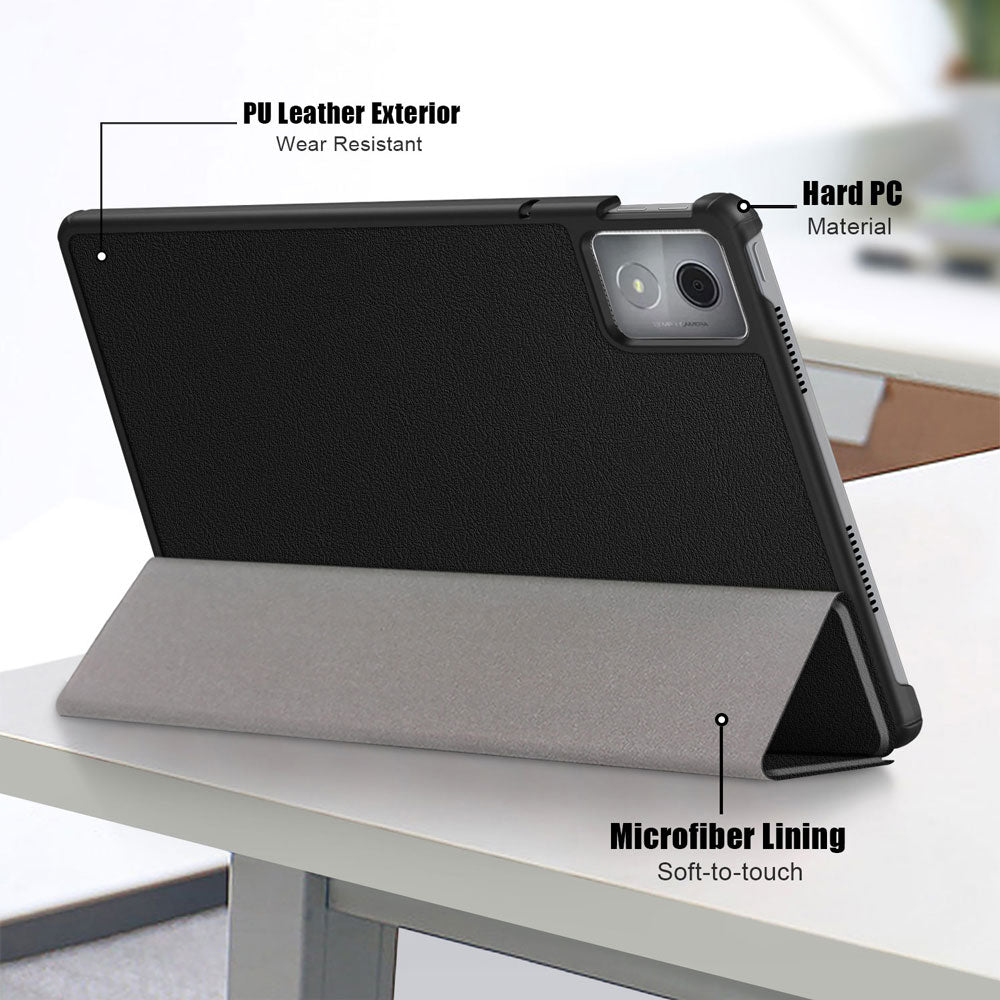 CVR-LN-K11PL | Lenovo Tab K11 Plus TB352 | Smart Folio Case with Tri-Fold Stand & PU Leather Cover