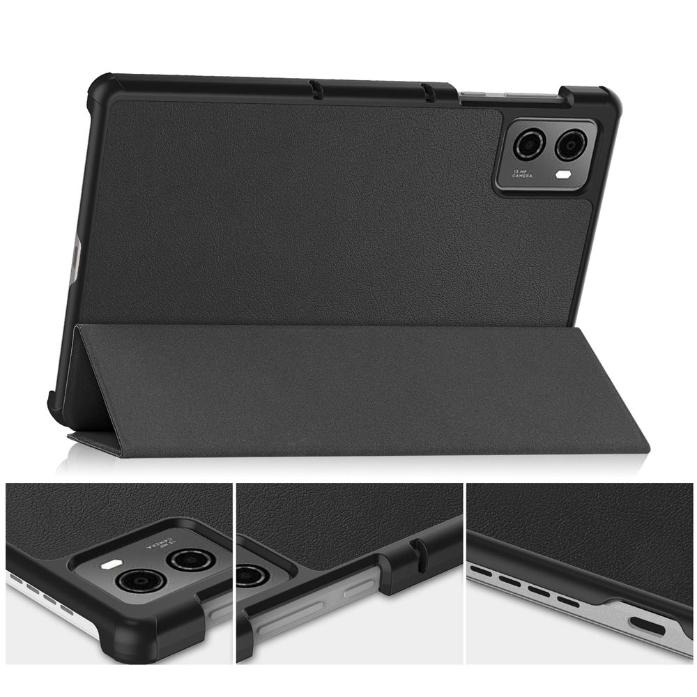 ARMOR-X Lenovo Legion Y700 2023 TB320FC Smart Tri-Fold Stand Magnetic PU Cover. Made of durable PU leather exterior, soft microfiber lining and coverage with PC back shell. 