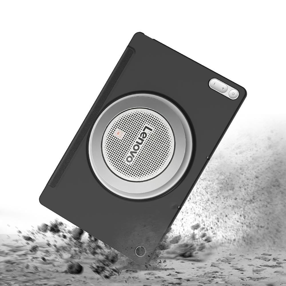 ARMOR-X Lenovo Tab Plus (Gen 2) TB355 Smart Folio Case with PU Leather Cover. Crafted with a durable PU leather exterior, soft microfiber lining, and a rigid PC back shell for reliable everyday protection.