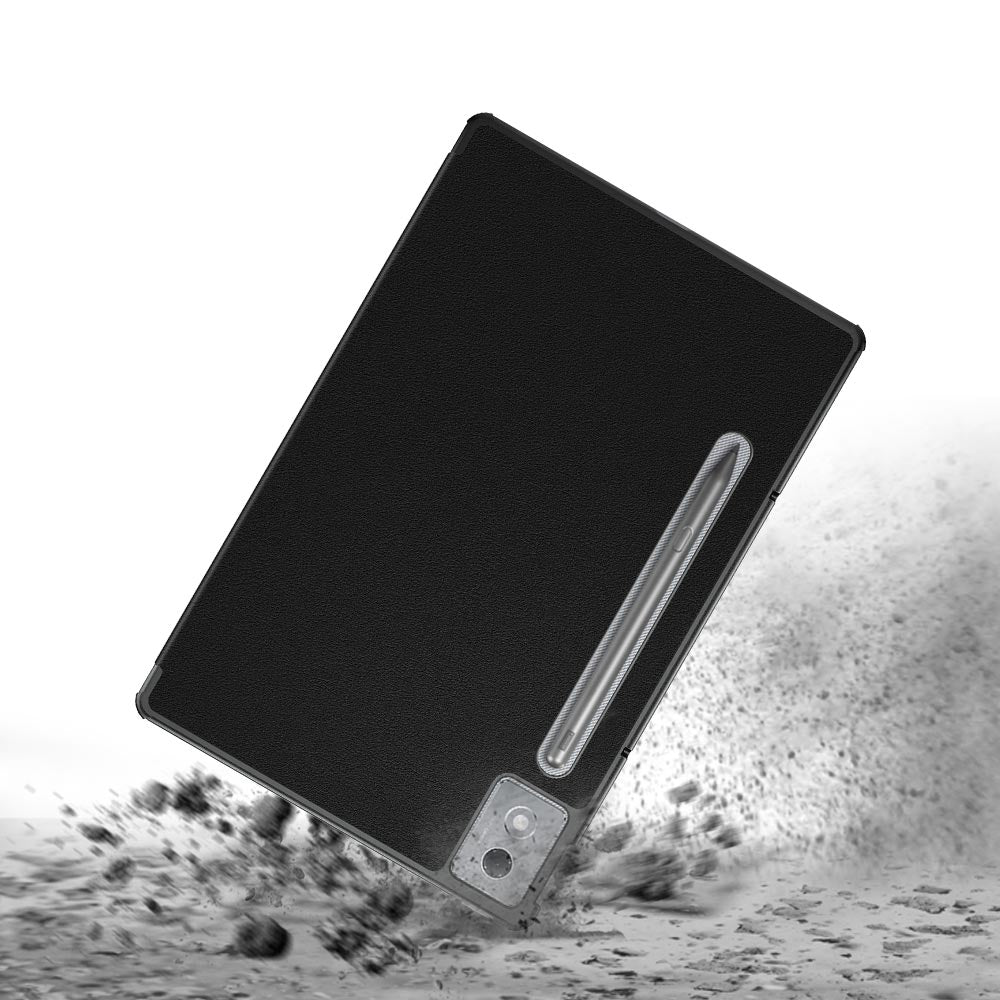 ARMOR-X Motorola Moto Pad 60 Pro shockproof case, impact protection cover with kick stand. Smart Tri-Fold Stand Magnetic PU Cover with the best dropproof protection.
