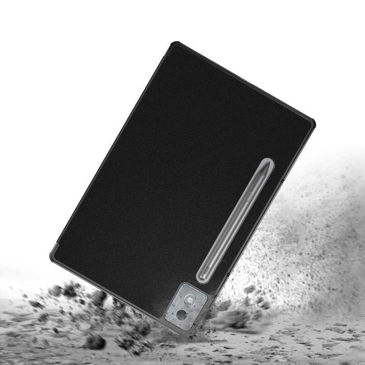 ARMOR-X Motorola Moto Pad 60 Pro shockproof case, impact protection cover with kick stand. Smart Tri-Fold Stand Magnetic PU Cover with the best dropproof protection.