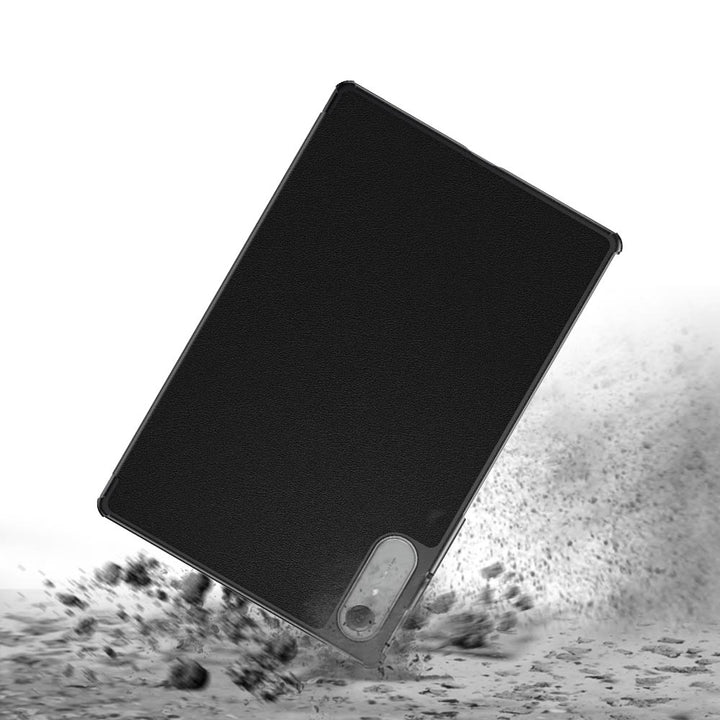 ARMOR-X Lenovo Idea Tab Pro (Gen 2) TB390 shockproof case, impact protection cover with kick stand. Smart Tri-Fold Stand Magnetic PU Cover with the best dropproof protection.