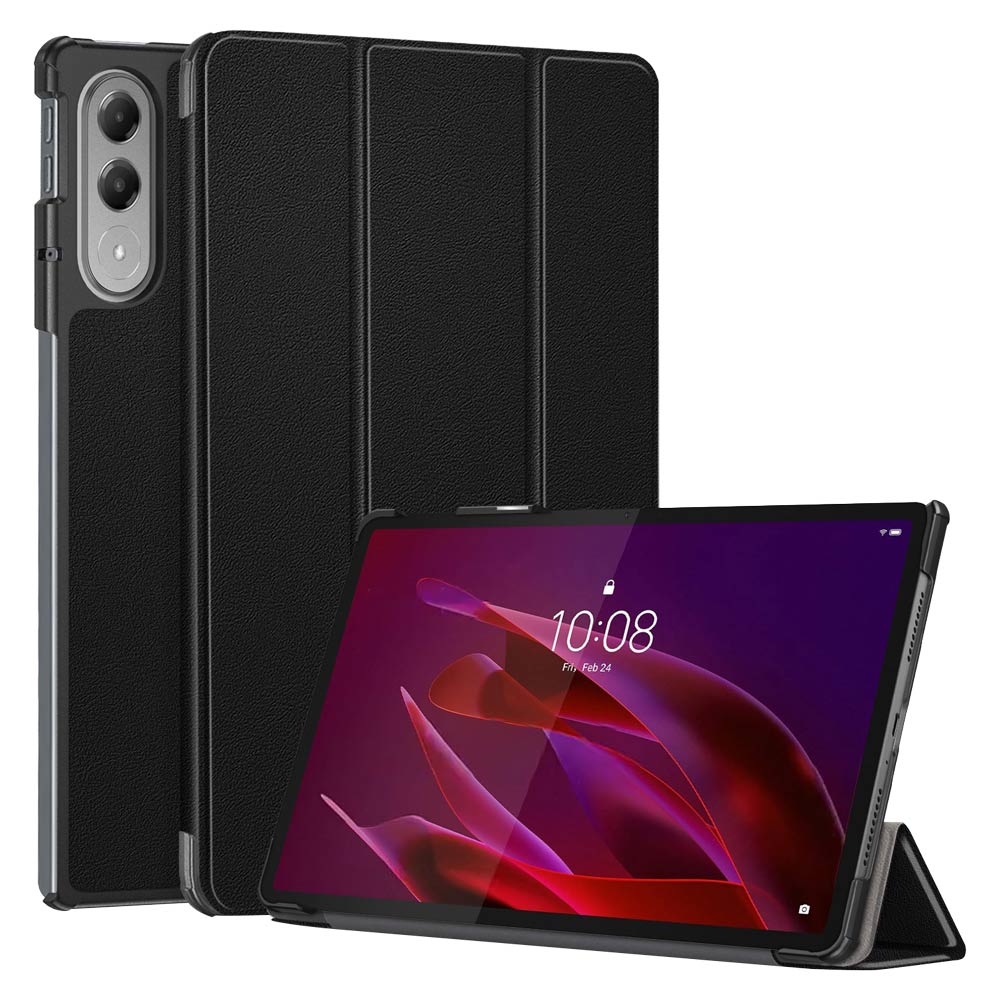 ARMOR-X Lenovo Yoga Tab ( 11.1" TB710 ) shockproof case, impact protection cover. Smart Tri-Fold Stand Magnetic PU Cover. Hand free typing, drawing, video watching.