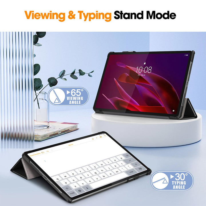 ARMOR-X Lenovo Yoga Tab ( 11.1" TB710 ) Smart Tri-Fold Stand Magnetic PU Cover.