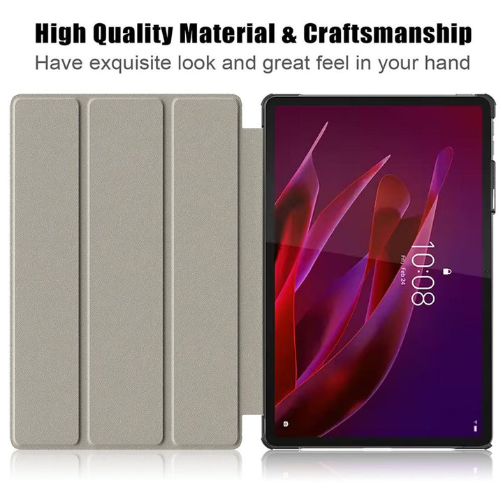 ARMOR-X Lenovo Yoga Tab ( 11.1" TB710 ) Smart Tri-Fold Stand Magnetic PU Cover. With high quality material &amp; craftsmanship.