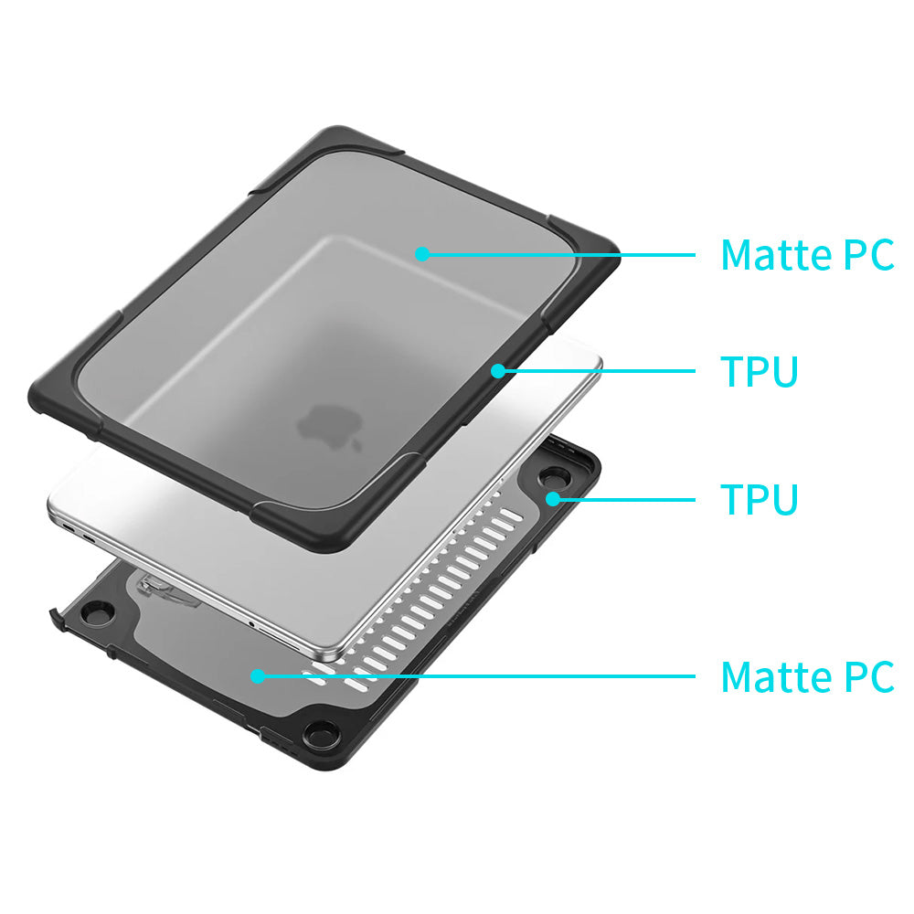 ARMOR-X MacBook Neo (A3404) Heavy Duty Slim Hard Shell Dual Layer Protective Cover