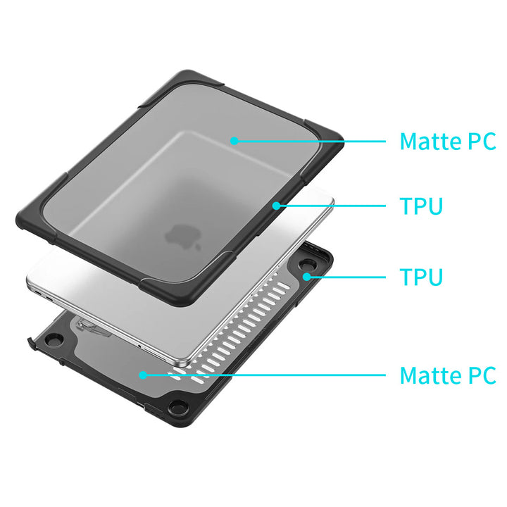 ARMOR-X MacBook Neo (A3404) Heavy Duty Slim Hard Shell Dual Layer Protective Cover