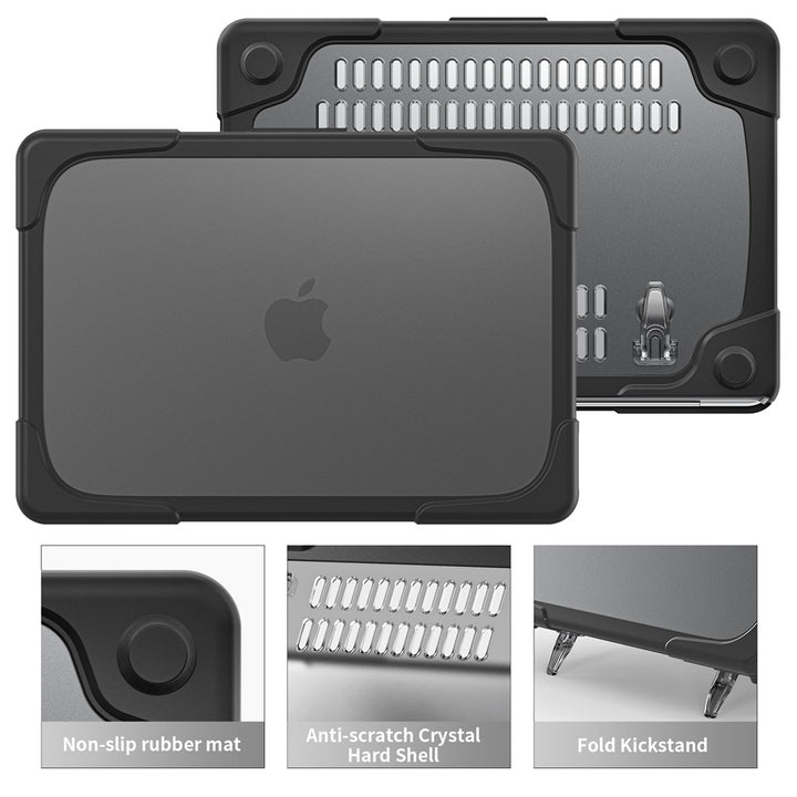 ARMOR-X MacBook Neo (A3404) shock proof cases. Made of high-quality TPU + PC material, not only shockproof and durable, but also comfortable to touch.