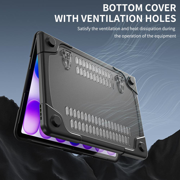 CVR-MB-NEO-BK | MacBook Neo (A3404) | Heavy Duty Slim Hard Shell Dual Layer Protective Cover