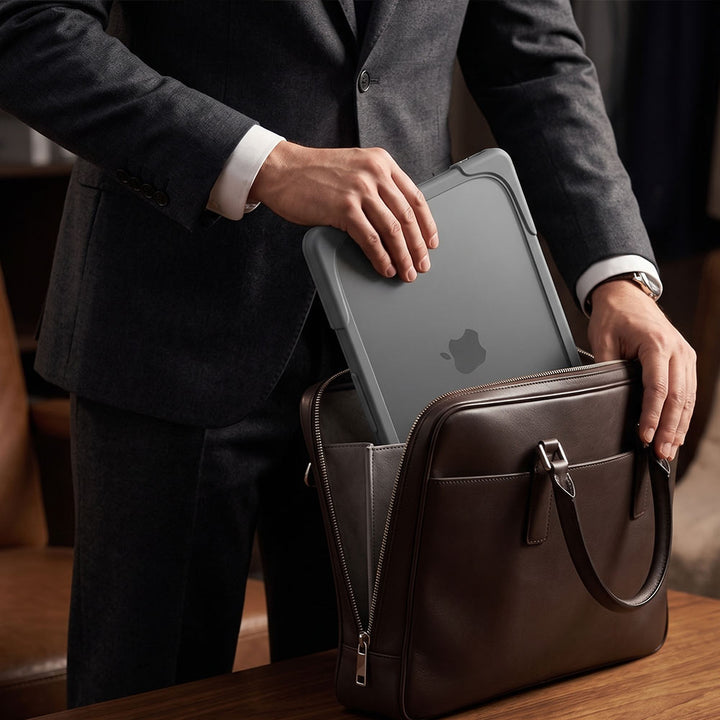 CVR-MB-NEO-GY | MacBook Neo (A3404) | Heavy Duty Slim Hard Shell Dual Layer Protective Cover, Grey