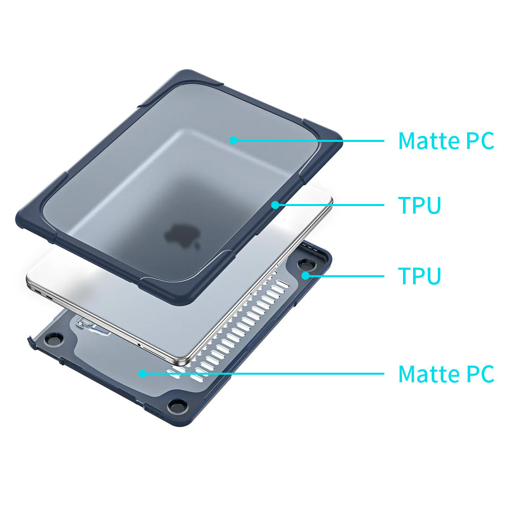 ARMOR-X MacBook Neo (A3404) Heavy Duty Slim Hard Shell Dual Layer Protective Cover