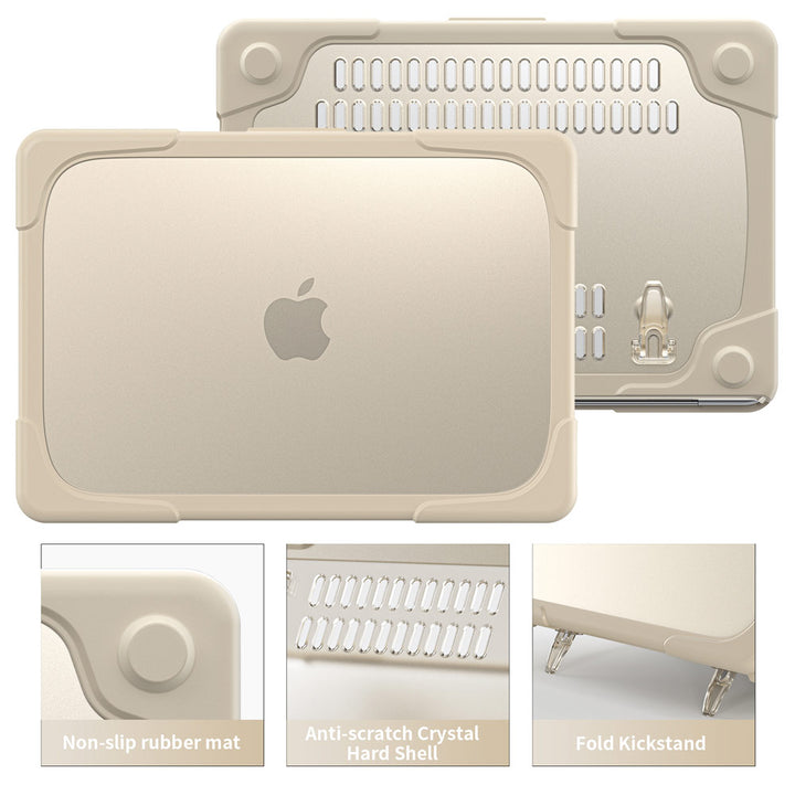 ARMOR-X MacBook Neo (A3404) shock proof cases. Made of high-quality TPU + PC material, not only shockproof and durable, but also comfortable to touch.