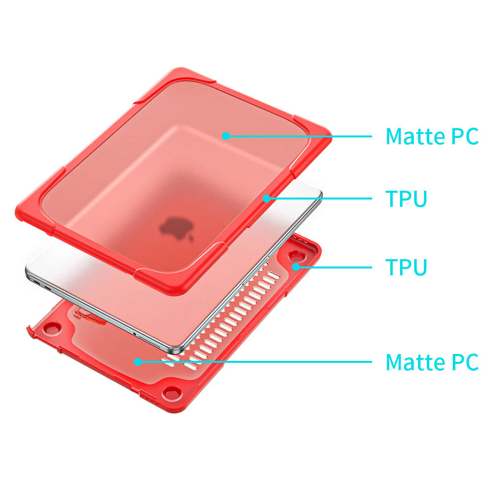 ARMOR-X MacBook Neo (A3404) Heavy Duty Slim Hard Shell Dual Layer Protective Cover.