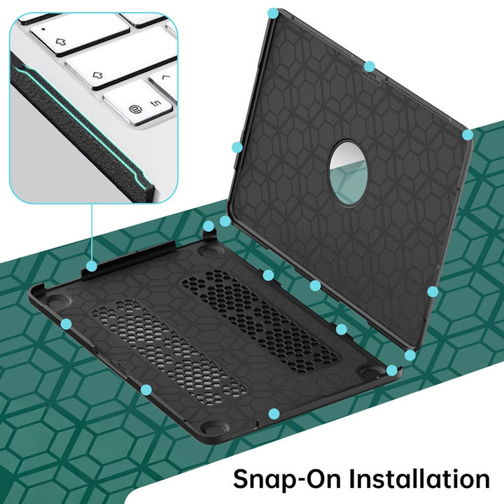 PUF-MB-NEO | MacBook Neo (A3404) | Fabric-Finished Hard Shell Dual Layer Protective Cover