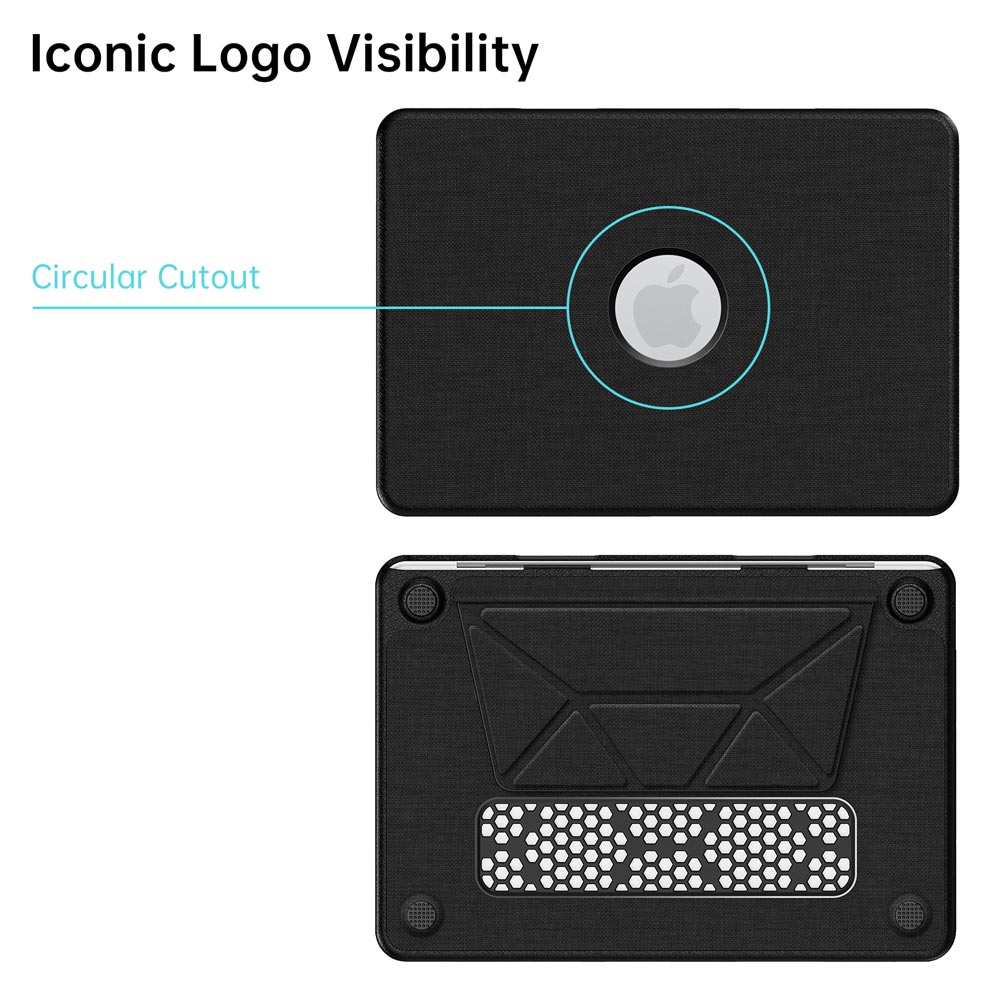 PUF-MB-NEO | MacBook Neo (A3404) | Fabric-Finished Hard Shell Dual Layer Protective Cover