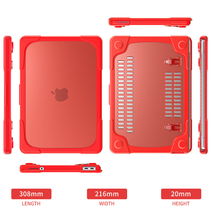 ARMOR-X MacBook Neo (A3404) shockproof cases. Easy access to all ports and features, you can plug your charger, cable or headset without removing the case.