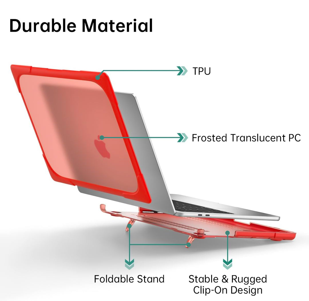 ARMOR-X MacBook Neo (A3404) shock proof cases. Made of high-quality TPU + PC material, not only shockproof and durable, but also comfortable to touch.