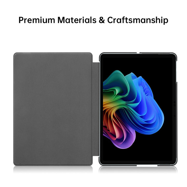CVR-MS-SFPR12 | Microsoft Surface Pro 12-inch Copilot+ PC | Smart Folio Case with PU Leather Cover