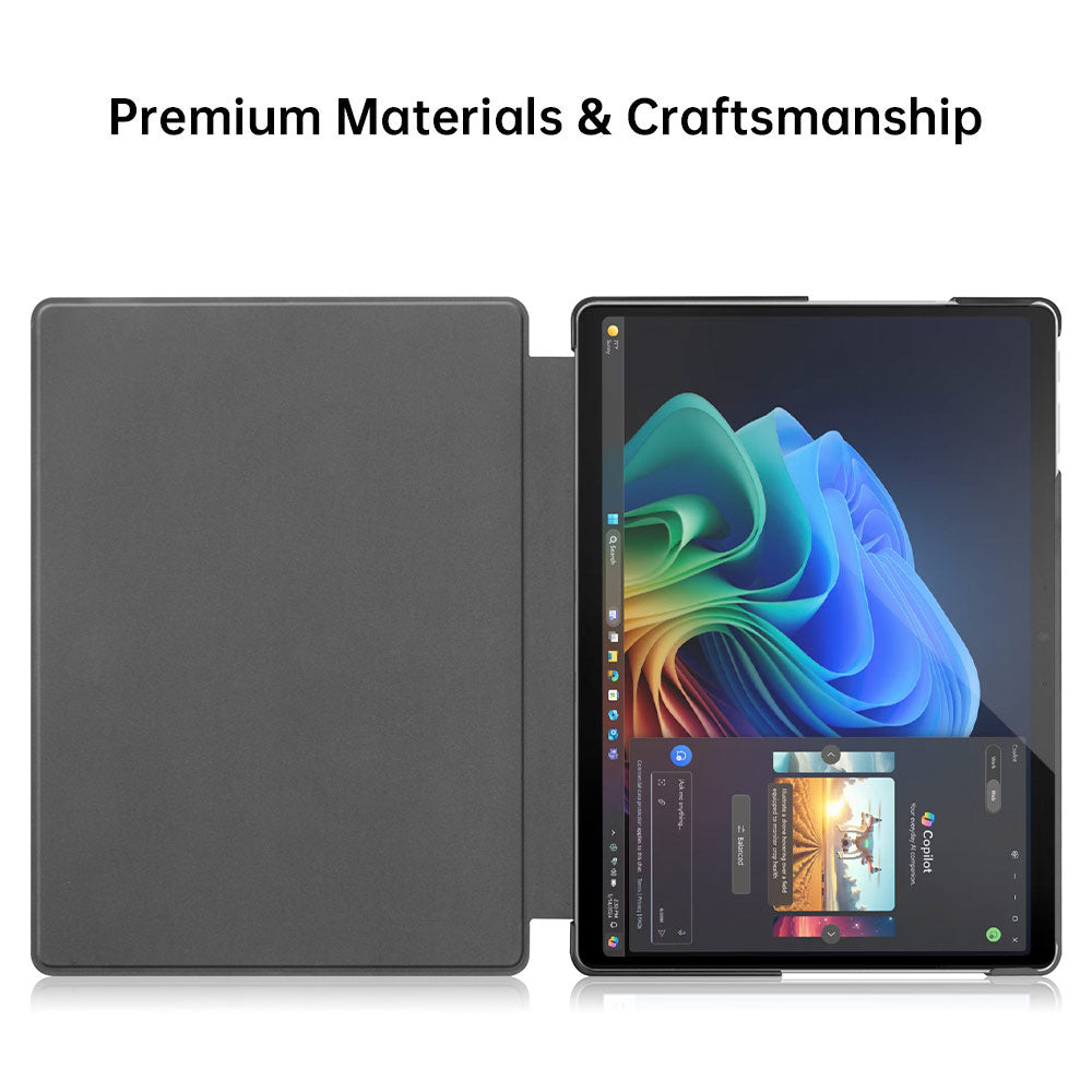 CVR-MS-SFPR9 | Microsoft Surface Pro 13-inch Copilot+ PC | Smart Folio Case with PU Leather Cover