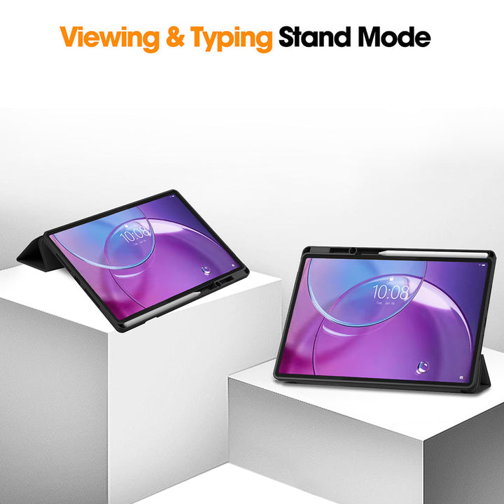 ARMOR-X Lenovo Idea Tab Pro (Gen 2) TB390 Smart Tri-Fold Stand Magnetic PU Cover.