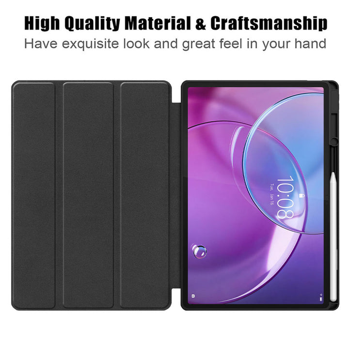 ARMOR-X Lenovo Idea Tab Pro (Gen 2) TB390 Smart Tri-Fold Stand Magnetic PU Cover. With high quality material & craftsmanship.